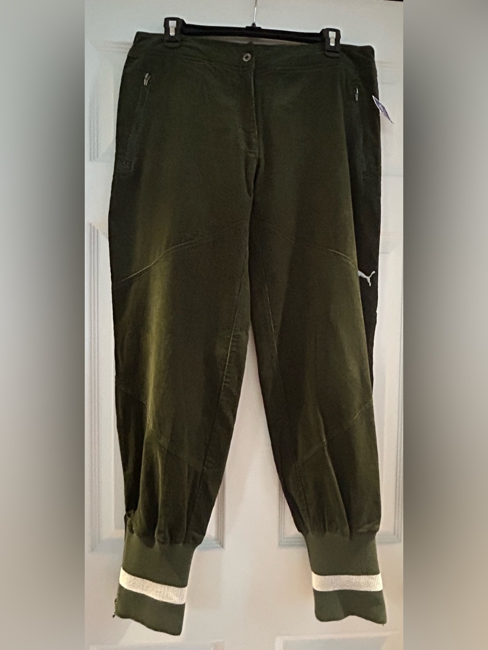 Puma women’s Olive Green Jogger Pants